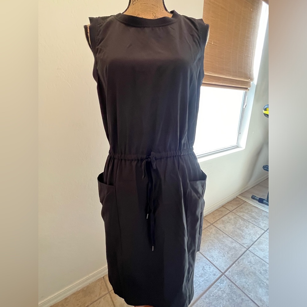 Garnet Hill black dress size L